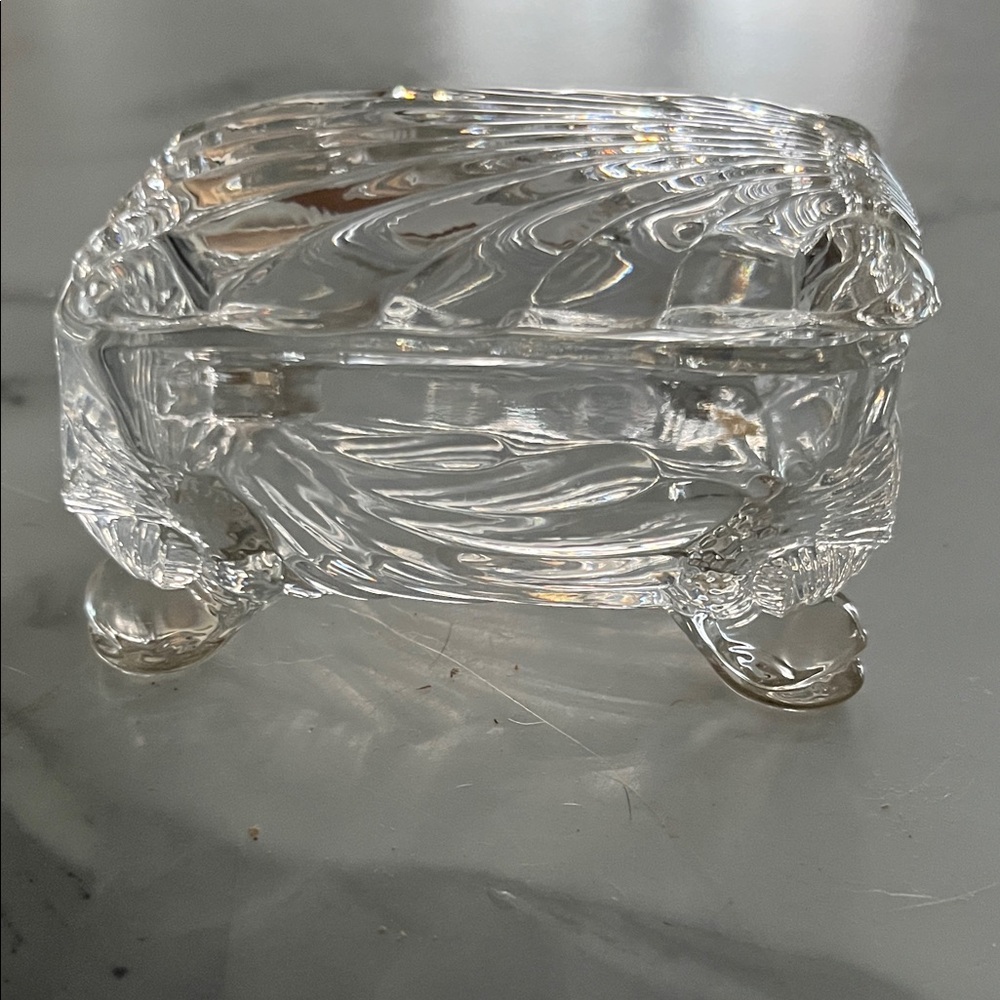 1950s Cambridge trinket glass box